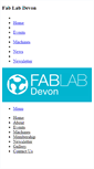Mobile Screenshot of fablabdevon.org